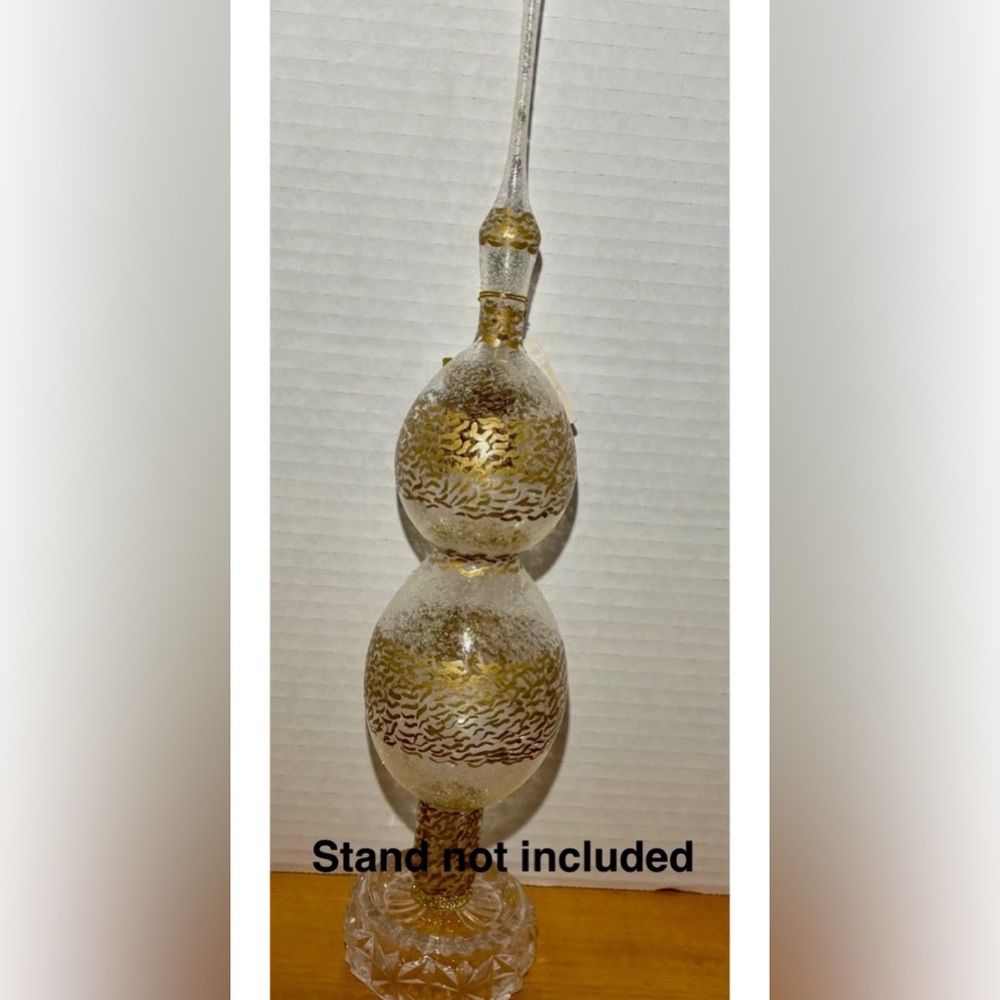 RARE Isabella De Borchgrave Glass Tree Topper NWT